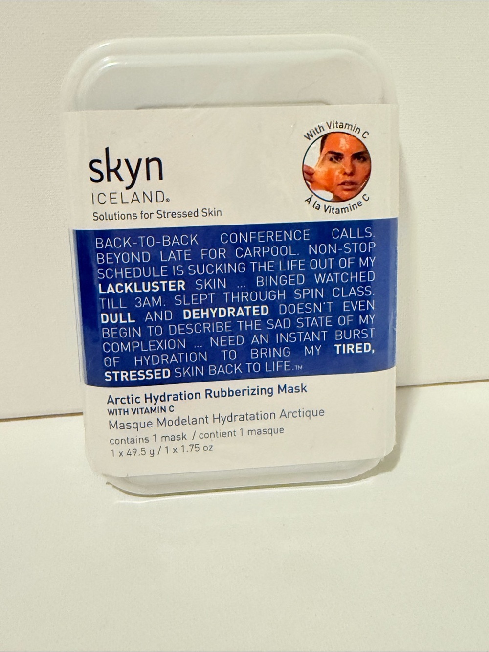 skyn ICELAND Arctic Hydration Rubberizing Mask - Blue Pack